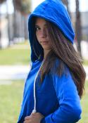 Sudadera surfera de mujer - On The Road Again -  Azul rey