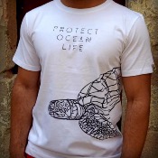 Camiseta manga corta algodón GOTS  Protect Ocean Life